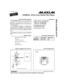 浏览型号MAX4107ESA的Datasheet PDF文件第1页