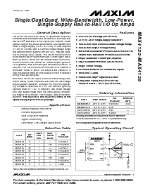 浏览型号MAX4123ESA的Datasheet PDF文件第1页