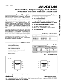 浏览型号MAX4195ESA的Datasheet PDF文件第1页