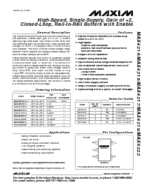 浏览型号MAX4217ESA的Datasheet PDF文件第1页