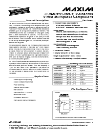 浏览型号MAX4259EEE的Datasheet PDF文件第1页