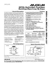 浏览型号MAX4282ESA的Datasheet PDF文件第1页