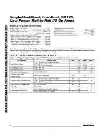 浏览型号MAX4326EUA的Datasheet PDF文件第2页