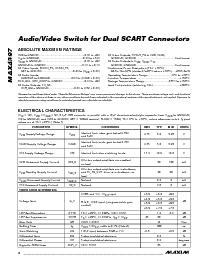 浏览型号MAX4397SCTM的Datasheet PDF文件第2页