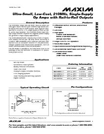 浏览型号MAX4451ESA的Datasheet PDF文件第1页