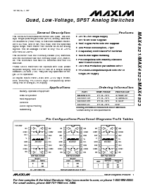 浏览型号MAX4522CSE的Datasheet PDF文件第1页