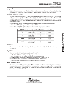 浏览型号MSP430F2131IPW的Datasheet PDF文件第9页
