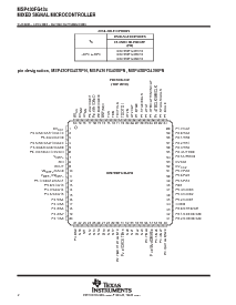 浏览型号MSP430FG438IPN的Datasheet PDF文件第2页