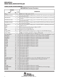 浏览型号MSP430FG438IPN的Datasheet PDF文件第4页