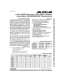 浏览型号MAX490EESA的Datasheet PDF文件第1页