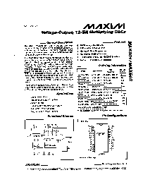 浏览型号MAX502BC/D的Datasheet PDF文件第1页