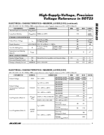 浏览型号MAX6035BAUR30-T的Datasheet PDF文件第3页