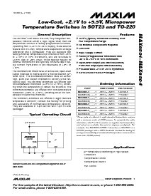 浏览型号MAX6502UKP105的Datasheet PDF文件第1页