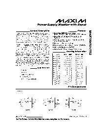 浏览型号MAX702CPA的Datasheet PDF文件第1页