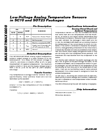 浏览型号MAX6607IXK-T的Datasheet PDF文件第4页