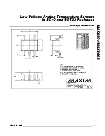 浏览型号MAX6607IXK-T的Datasheet PDF文件第5页