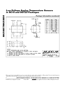 浏览型号MAX6607IXK-T的Datasheet PDF文件第6页