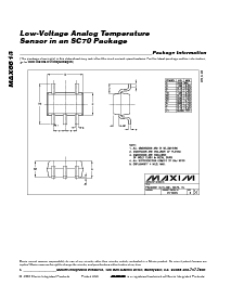 浏览型号MAX6613MXK-T的Datasheet PDF文件第6页