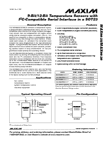 浏览型号MAX6625的Datasheet PDF文件第1页