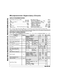 浏览型号MAX690A-MAX805L的Datasheet PDF文件第2页