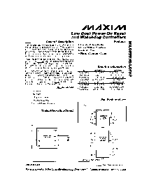 浏览型号MAX698CWE的Datasheet PDF文件第1页