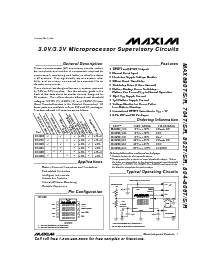 浏览型号MAX704SESA的Datasheet PDF文件第1页