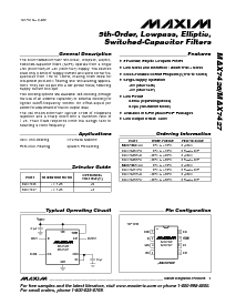 浏览型号MAX7427CUA的Datasheet PDF文件第1页