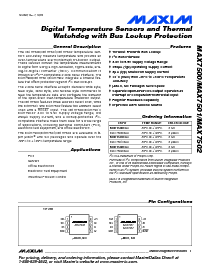 浏览型号MAX7500MSA的Datasheet PDF文件第1页