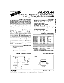 浏览型号MAX762ESA的Datasheet PDF文件第1页