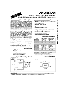 浏览型号MAX764C/D的Datasheet PDF文件第1页