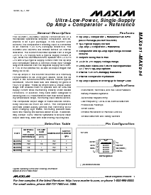 浏览型号MAX951ESA的Datasheet PDF文件第1页