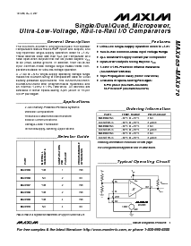 浏览型号MAX967EUA的Datasheet PDF文件第1页