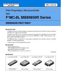 浏览型号MB89P857的Datasheet PDF文件第1页