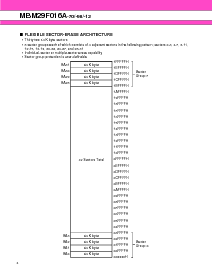 浏览型号MBM29F016A-90PFTN的Datasheet PDF文件第4页