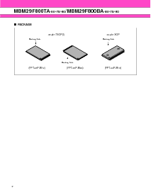 浏览型号MBM29F800BA-70PFTN的Datasheet PDF文件第2页