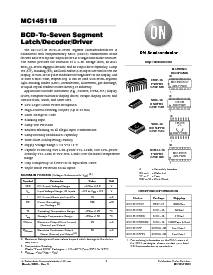 浏览型号MC14511BCL的Datasheet PDF文件第1页