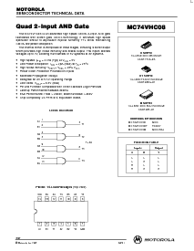 浏览型号MC74VHC08DT的Datasheet PDF文件第1页