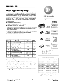 浏览型号MC14013BFEL的Datasheet PDF文件第1页