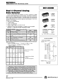 浏览型号MC14529BCL的Datasheet PDF文件第1页