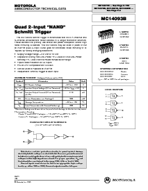 浏览型号MC14093BCL的Datasheet PDF文件第1页