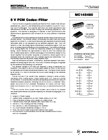 浏览型号MC145480DW的Datasheet PDF文件第1页