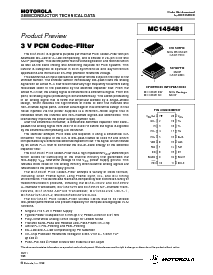 浏览型号MC145481SD的Datasheet PDF文件第1页