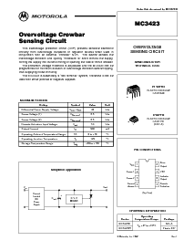浏览型号MC3423P1的Datasheet PDF文件第1页