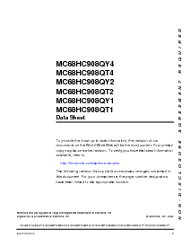 浏览型号MC68HC908QT4的Datasheet PDF文件第3页