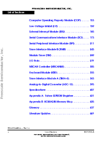浏览型号MC68HC08AZ48VFU的Datasheet PDF文件第4页