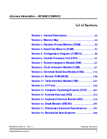 浏览型号MC68HC08KH12的Datasheet PDF文件第3页