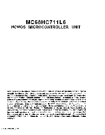 浏览型号MC68HC11L6的Datasheet PDF文件第3页