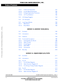 浏览型号MC68HC908GP32CFB的Datasheet PDF文件第16页