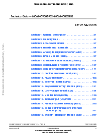 浏览型号MC68HC908GP32CFB的Datasheet PDF文件第5页