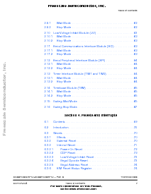 浏览型号MC68HC908GP32CFB的Datasheet PDF文件第9页